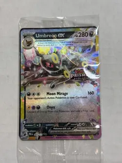 Umbreon ex 060/131 Prismatic Evolutions Stamped Promo Pokemon TCG NM SEALED - Image 1