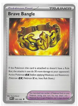 Pokemon TCG Brave Bangle 080/086 Uncommon Scarlet & Violet Uncommon NM - Image 1