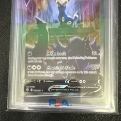 Pokemon Umbreon V 189/203 Evolving Skies Full Art Ultra Rare Holo PSA 9 - Image 3