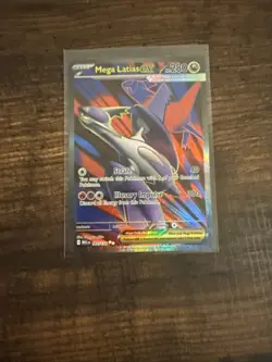 Mega Latias EX Secret Rare 163/132 Pokemon Mega Evolution NM - Image 1