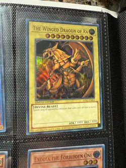 Yu-Gi-Oh Exodia The Fobidden One Lob-en124 Slifer Obelisk Near Mint Binder - Image 4