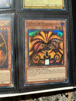 Yu-Gi-Oh Exodia The Fobidden One Lob-en124 Slifer Obelisk Near Mint Binder - Image 5
