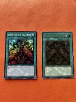Konami Yu-Gi-Oh! Dark World Dealings Spell Cards Lot LCJW STON 1st Edition - 2 - Image 1