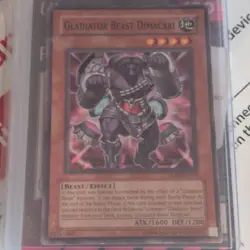 Yu-Gi-Oh! Gladiator Beast Dimacari GLAS-EN023 Konami Effect 1600/1200 - Image 1