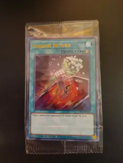 Yugioh Foolish Return LART-EN042 Ultra Rare Limited Edition Sealed - Image 1