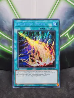 Yugioh Lightning Storm IGAS-EN067 Secret Rare 1st Edition NM - Image 1