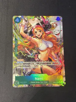 One Piece Nami OP14-031 Alt Art SR The Azure Sea’s Seven English - Image 1