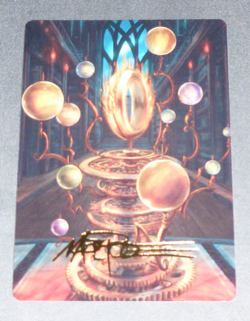 Sol Ring Art Card - Gold-Stamped Signature - Art Series: Commander Masters - NM - Image 1