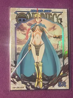 One Piece Rebecca SR 018 Waifu Anime Premium Stock Trading Card - Image 1
