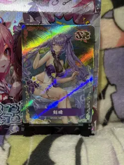 GODDESS STORY FLOWER GIRL SR-31 KEQING GENSHIN IMPACT ANIME WAIFU CARD - Image 1