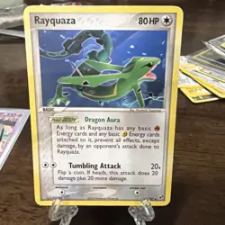 Pokemon TCG Rayquaza EX Deoxys Card 22/107 Regular Rare - Image 1