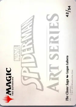 MTG Normal The Clone Saga Art Card S Art Series: Marvel's Spider-Man 42 NM - Image 2
