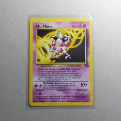 Mr. Mime 22/64 Rare Jungle Set Pokemon Card WOTC - Image 1