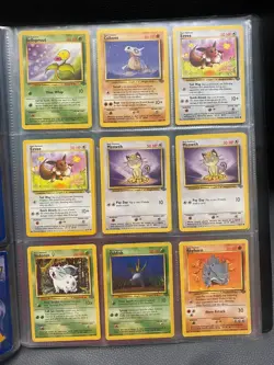 Jungle Fossil Base Set Pokemon TCG Cards Collection Bundle Vintage 1999 WOTC - Image 3