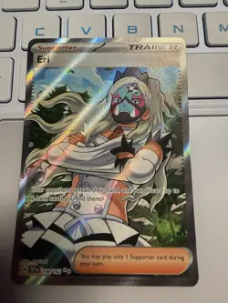 Pokemon TCG Temporal Forces Eri Full Art Trainer Holo Ultra Rare Card 199/162 - Image 1