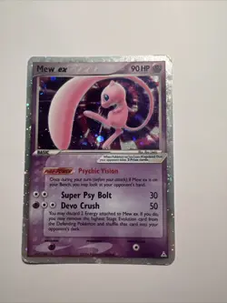 Mew ex 100/110 Holon Phantoms Holo Ultra Rare Vintage Pokemon TCG Card - Image 1
