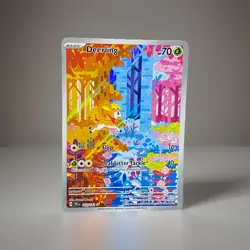 Pokemon TCG Deerling TEF 165/162 IR Temporal Forces Illustration Rare Card NM - Image 1