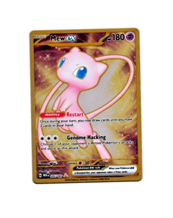 Pokemon 151 MEW EX 205/165 Metal Ultra Premium Collection Promo Card MINT-NM - Image 1