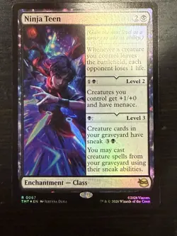 MTG Ninja Teen (Foil) - Teenage Mutant Ninja Turtles (TMT) R NM - Image 1