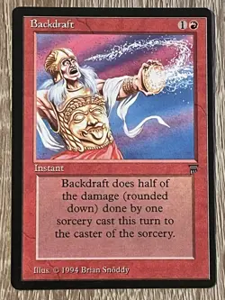 MTG - Backdraft - Legends - NM English Magic 1994 - Image 1
