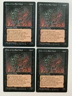 MTG - 4x Order Of The Ebon Hand - Fallen Empires - Magic The Gathering - Image 1