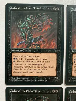 MTG - 4x Order Of The Ebon Hand - Fallen Empires - Magic The Gathering - Image 2