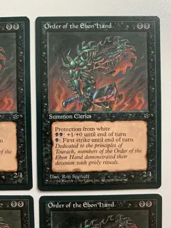 MTG - 4x Order Of The Ebon Hand - Fallen Empires - Magic The Gathering - Image 3