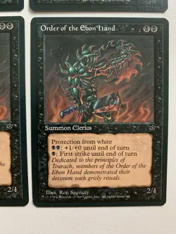 MTG - 4x Order Of The Ebon Hand - Fallen Empires - Magic The Gathering - Image 5