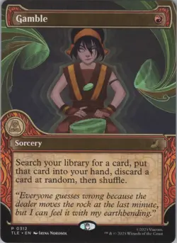 MTG (Regular) Gamble (Showcase) P Avatar: The Last Airbender: Eternal-Legal 312 - Image 1