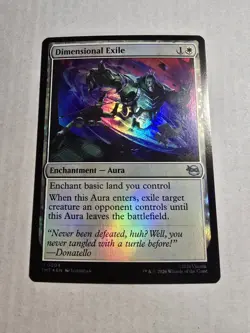 Dimensional Exile (Foil) 0004 - TMT Teenage Mutant Ninja Turtles TMNT - MTG - Image 1