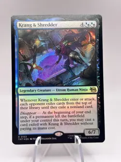 Krang and Shredder 0153 Foil Teenage Mutant Ninja Turtles TMT MTG NM - Image 1