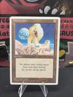 MTG Winter Orb Alternate 4th Edition Regular Rare LP MAGIC THE GATHERING - Image 1