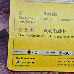 Pikachu Regular Common Cosmic Eclipse 66/236 LP Pokemon TCG - Image 2