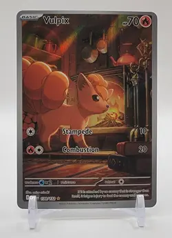 (*BAD CENTERING*) Pokemon Vulpix TCG Mega Evolution 138/132 Pack Fresh/Near Mint - Image 1