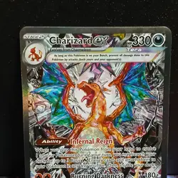Pokemon TCG Charizard EX Obsidian Flames 223/197 NM - Image 2