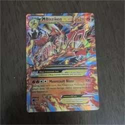 Pokemon M Blaziken EX Mega Evolution Promo Holo 210 HP XY86 XY Set - Image 1