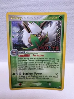 Pokemon TCG Shiftry EX Deoxys 25/107 Reverse Holo Rare - Image 2