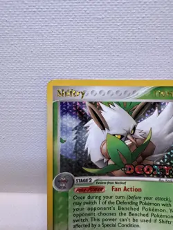 Pokemon TCG Shiftry EX Deoxys 25/107 Reverse Holo Rare - Image 3