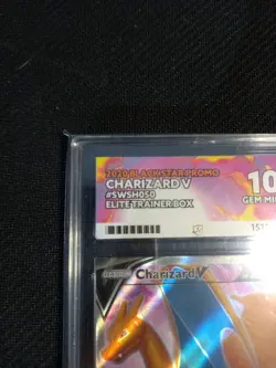 Charizard V - SWSH050 Black Star Promo - Ace Gem Mint 10 - Pokemon TCG - Image 2