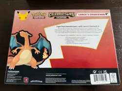 Pokemon TCG Celebrations Lance’s Charizard V Collection Box English - Image 2