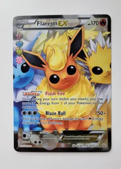 Pokemon Flareon ex Holo RC28/RC32 Generations Radiant Collection Ultra Rare 170 - Image 1