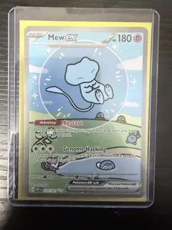 Mew EX 232/091 Sir Bubble Mew Paldean Fates SV Pokemon TCG Holo Full Art - Image 1