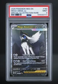 Pokemon TCG Mega Absol EX Sir 180/132 Mega Evolution English PSA 9 - Image 1