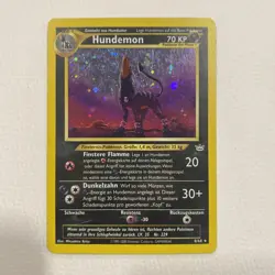 Hundemon -German- Neo Revelation Holo Houndoom 8/64 LP - Image 1