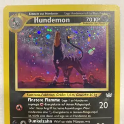 Hundemon -German- Neo Revelation Holo Houndoom 8/64 LP - Image 2