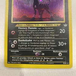 Hundemon -German- Neo Revelation Holo Houndoom 8/64 LP - Image 3