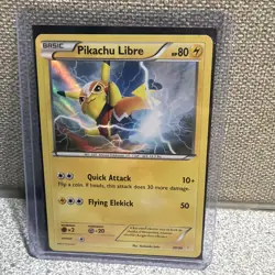 Pokemon TCG Pikachu Libre Holo 30/30 XY Trainer Kit 2016 HP Condition - Image 2