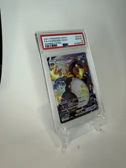 2021 Pokemon Sword & Shield Full Art Charizard VMAX Shining Fates - Image 1