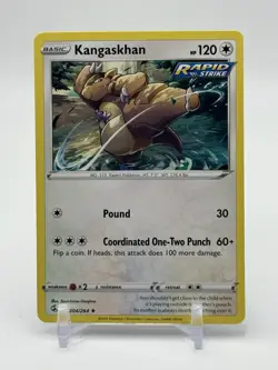 Pokemon - Kangaskhan - 204/264 - Rare - Fusion Strike - NM/M FREE SHIP H7 - Image 1