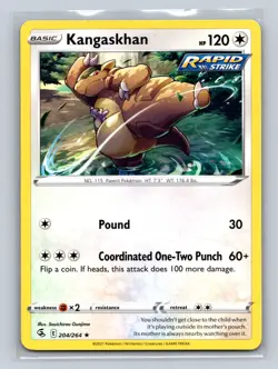 Pokemon TCG - Fusion Strike - Kangaskhan - 204/264 - Rare - Image 1